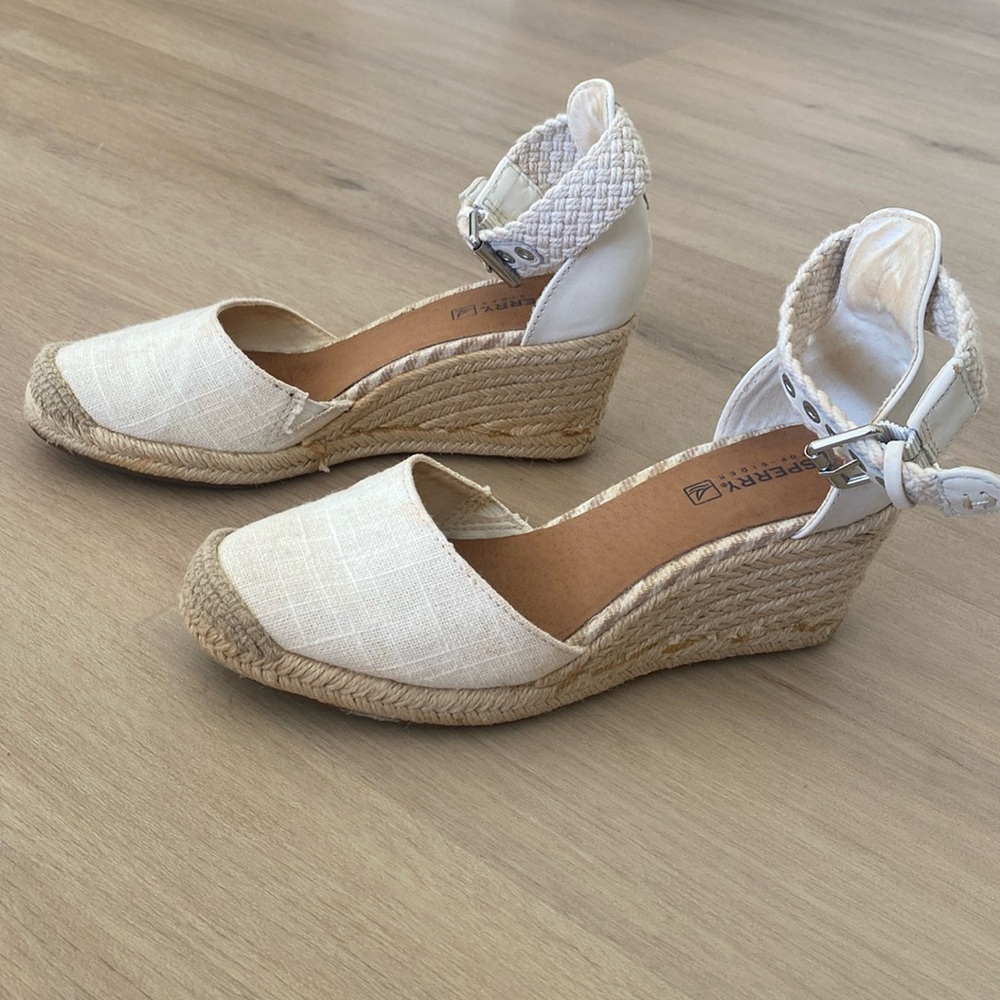 Sperry top-sider women’s wedge espadrilles sandal size 6